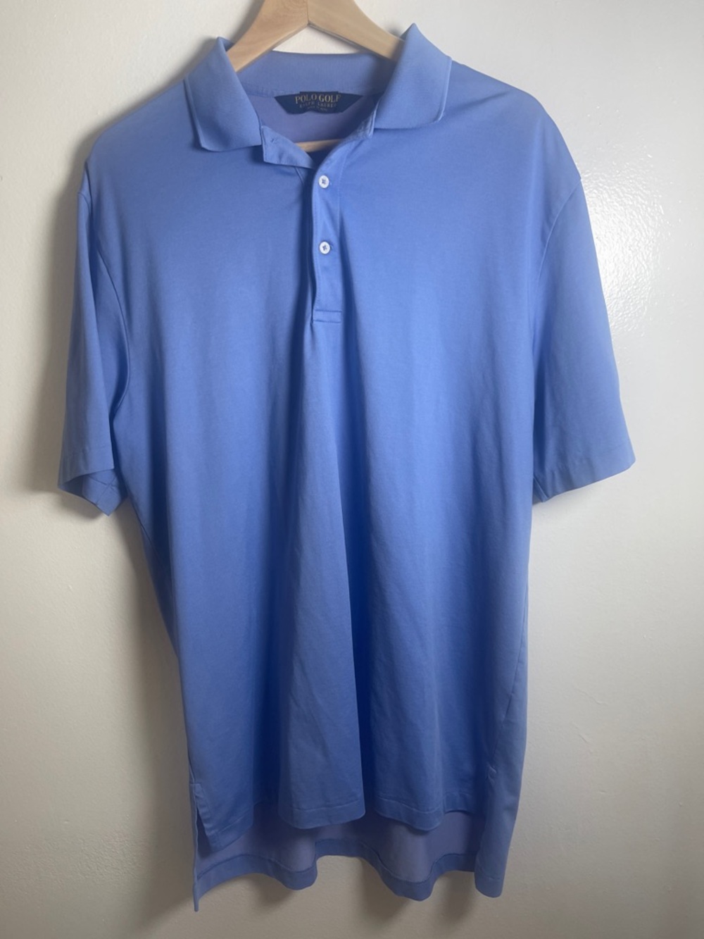 Polo Golf by Ralph Lauren Men’s Light Blue Performance Polo Size: Large